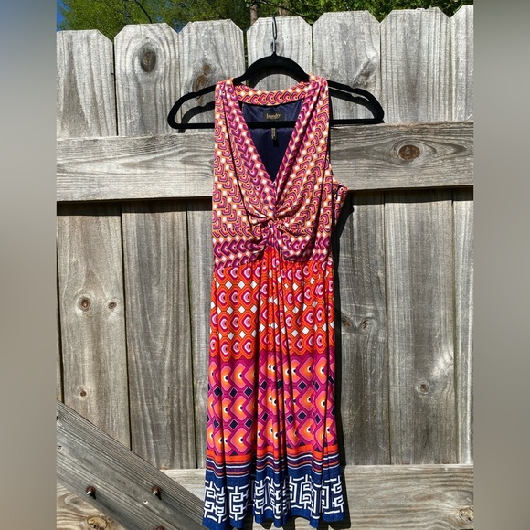 Laundry by Shelli Segal Vibrant Multicolor Dress - Picture 1 of 8
